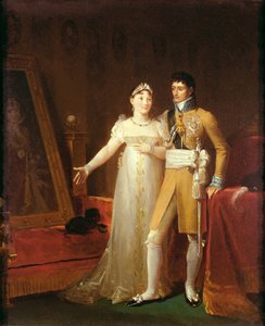 Retrato de Jerome Bonaparte (1784-1860) y su esposa Catherine (1783-1835) de Wurtemberg